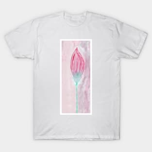 Pink Tulip Painting T-Shirt